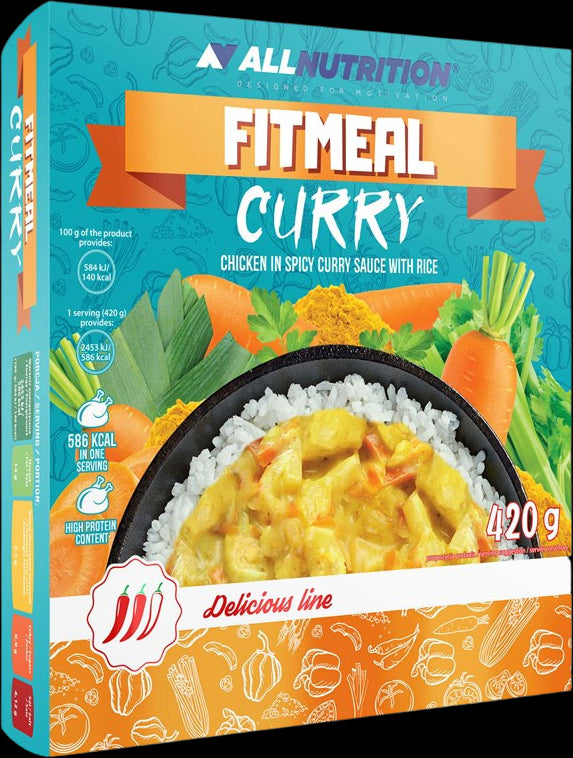 FitMeal Curry | Ready-to-eat High-Protein Meal - BadiZdrav.BG