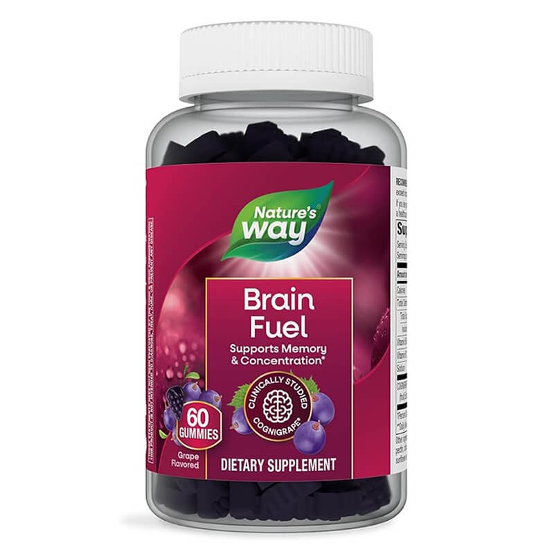 Формула за памет и концентрация - Brain Fuel, 60 желирани таблетки - BadiZdrav.BG