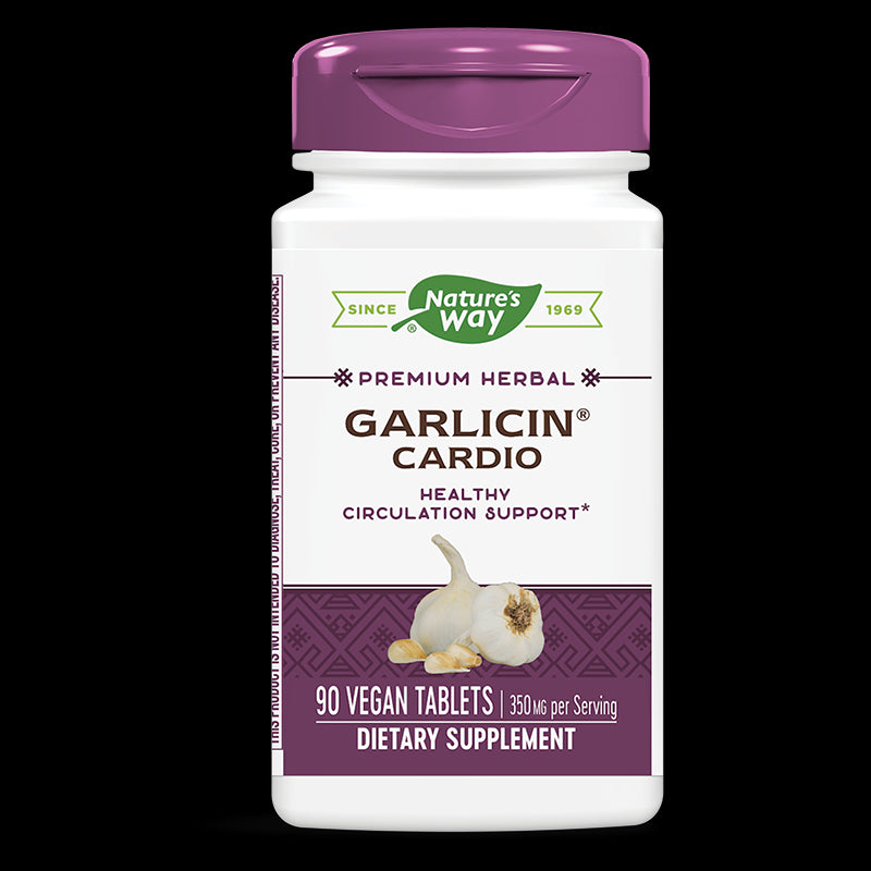 Garlicin® Cardio/ Гарлицин® Кардио 350 mg x 90 капсули Nature’s Way