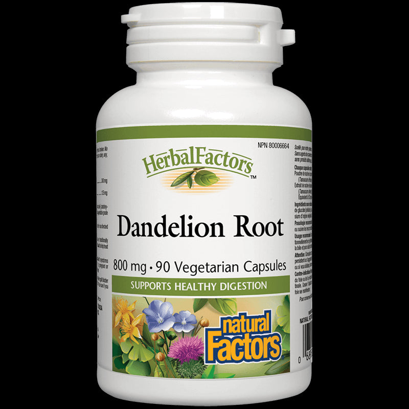 Dandelion Root/ Глухарче (корен) 425 mg x 90 софтгел капсули Natural Factors - BadiZdrav.BG