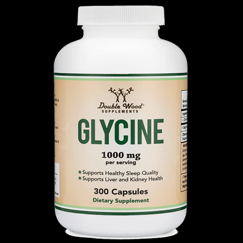 Glycine/ Глицин, 300 капсули Double Wood - BadiZdrav.BG