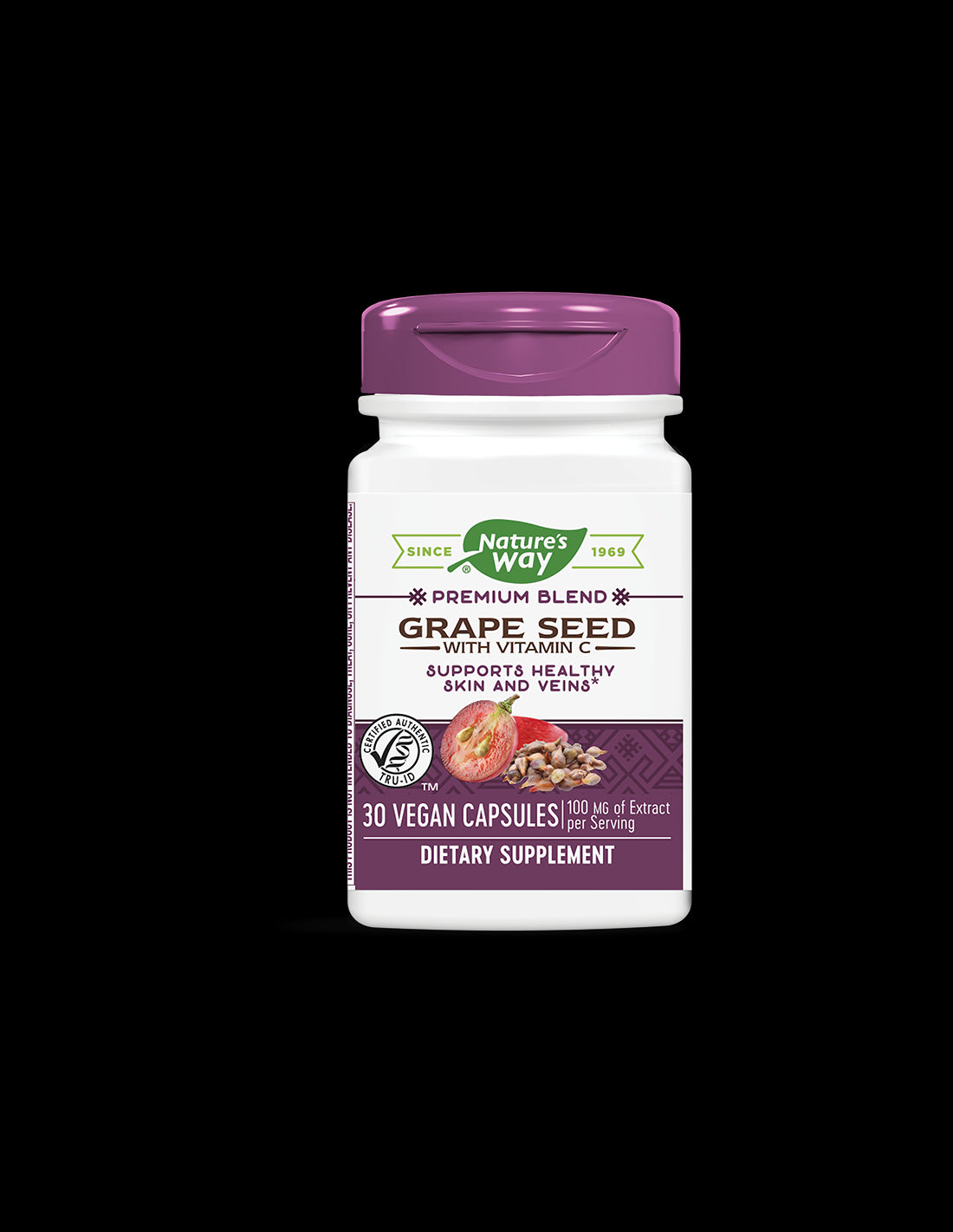 Grape Seed with Vitamin C/ Гроздово семе с Витамин С х 30 капсули Nature’s Way - BadiZdrav.BG