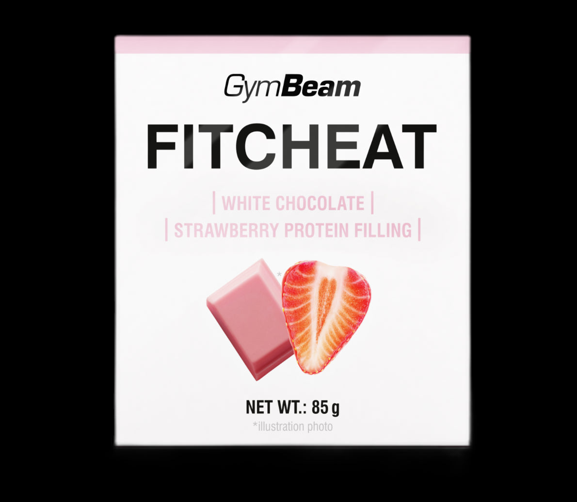 Fitcheat Protein Chocolate - Бял шоколад с ягода