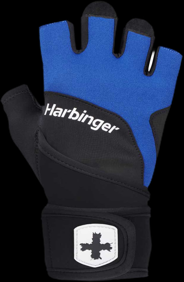 Мъжки Ръкавици Training Grip 2.0 / с накитници - Blue - M