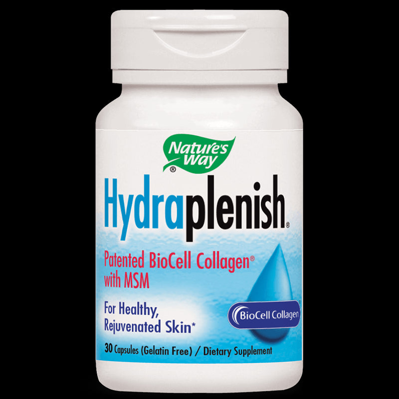 Колаген с хиалуронова киселина и МСМ Hydraplenish® - Красива кожа и здрави стави, 750 mg, 30 капсули Nature’s Way - BadiZdrav.BG