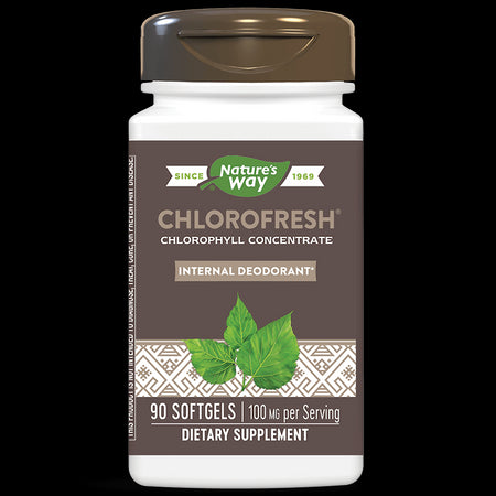Chlorofresh® Chlorophyll Concentrate/ Хлорофреш® Хлорофил концентрат х 90 софтгел капсули Nature’s Way