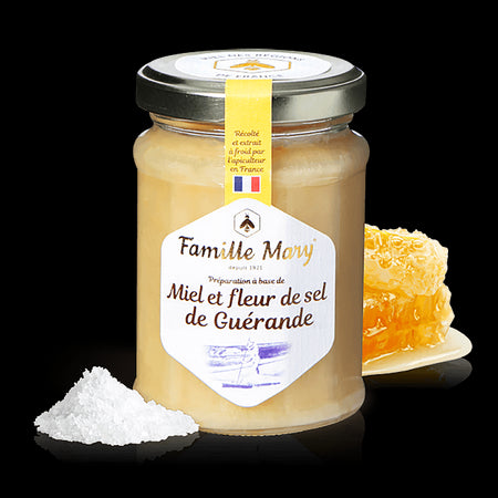 Honey & fleur de sel de Guérande - Мед и морска сол, 230 g - BadiZdrav.BG