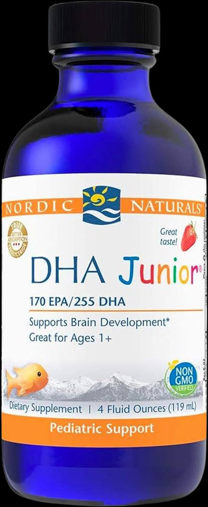 DHA Junior Liquid | 170 mg EPA &amp; 255 mg DHA - Ягода