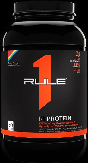 R1 Protein | 100% Whey Isolate &amp; Whey Hydrolysate - Fruity Cereal
