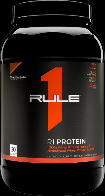 R1 Protein | 100% Whey Isolate &amp; Whey Hydrolysate - Шоколадов фъдж