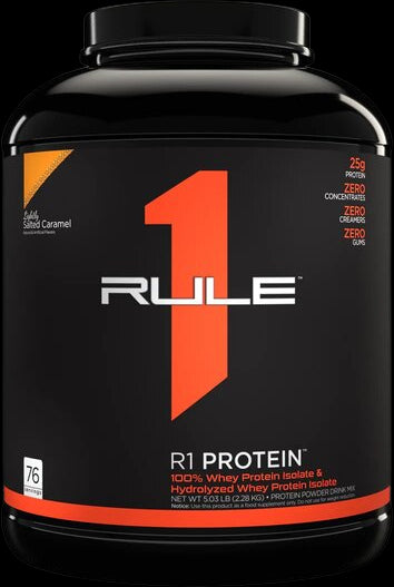 R1 Protein | 100% Whey Isolate &amp; Whey Hydrolysate - Солен карамел