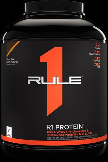 R1 Protein | 100% Whey Isolate &amp; Whey Hydrolysate - Шоколад с фъстъчено масло