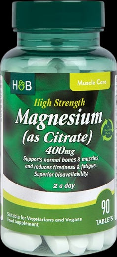 High Strength Magnesium Citrate 400 mg - BadiZdrav.BG