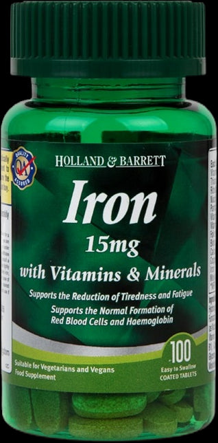 Iron 15 mg | With Vitamins &amp; Minerals - 