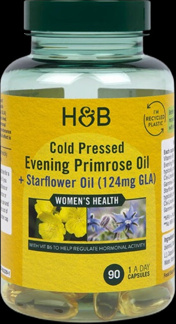 Cold Pressed Evening Primrose Oil + Starflower Oil - BadiZdrav.BG