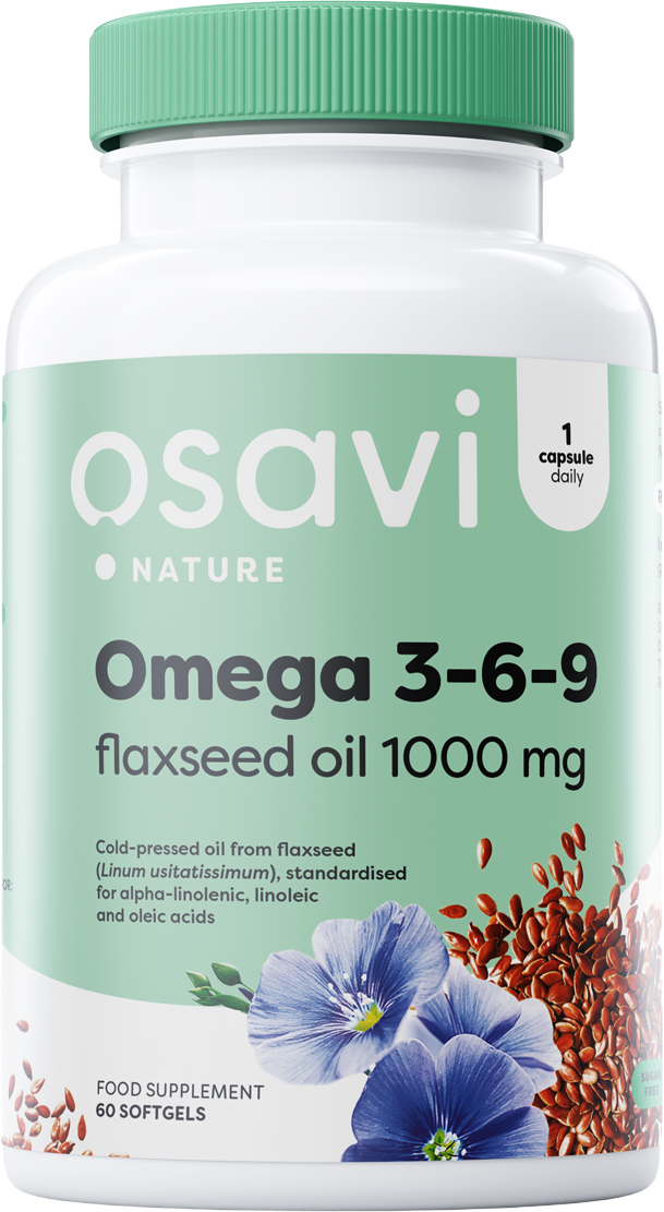 Omega 3-6-9 Flaxseed Oil 1000 mg - 