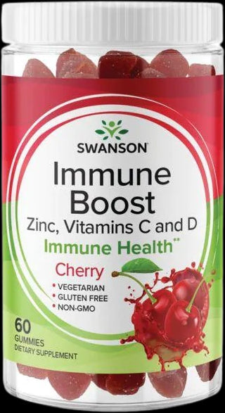 Immune Boost Gummies with Acerola, Zinc and Vitamin C &amp; D | Cherry - BadiZdrav.BG