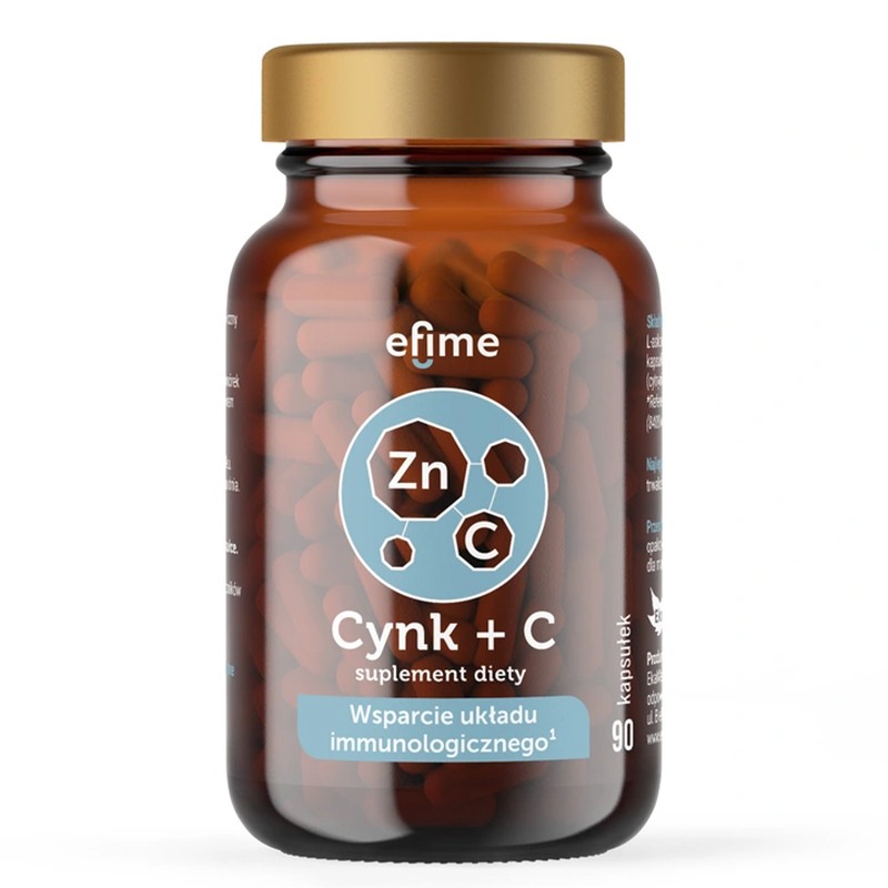 Имунитет - Цинк 10 mg + Витамин С 300 mg Efime х 90 капсули