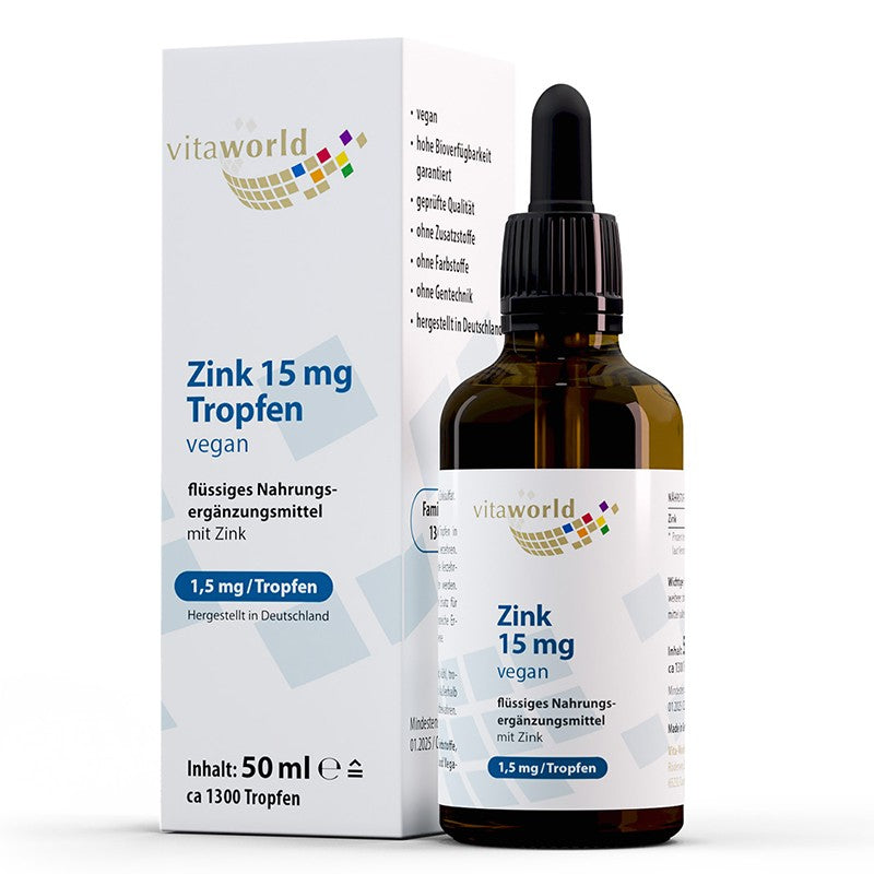 Имунитет - Цинк,15 mg х 50 ml капки - BadiZdrav.BG