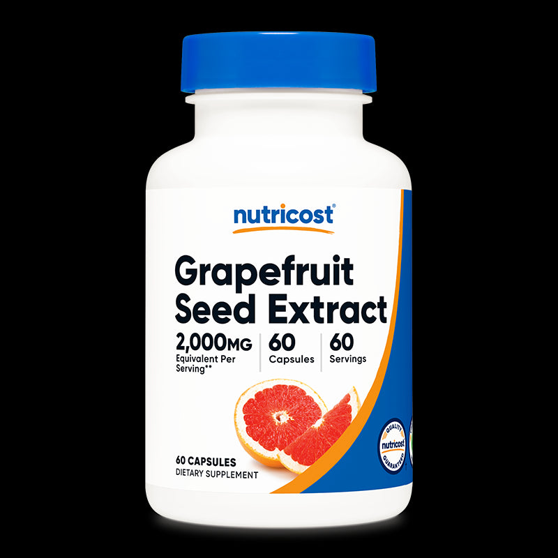 Имунитет - Екстракт от семена на грейпфрут, 2000 mg/ 60 капсули Nutricost - BadiZdrav.BG