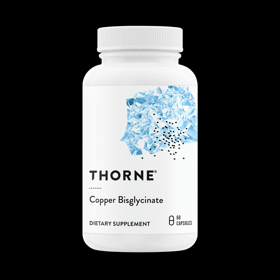 Мед (бисглицинат) - антиоксидантна и имунна защита - Copper, 2 mg, 60 капсули Thorne - BadiZdrav.BG