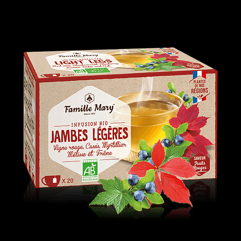 Infusion bio jambes legeres/ Чай за венозната система, 20 филтърни пакетчета - BadiZdrav.BG
