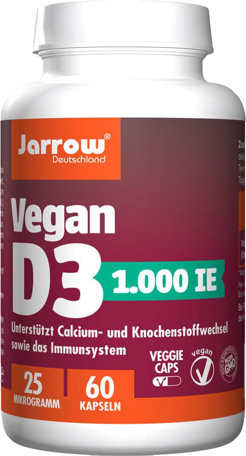 Vegan Vitamin D3 1000 IU - BadiZdrav.BG