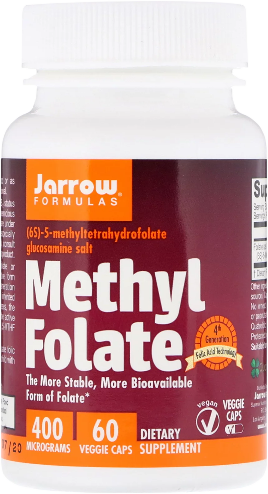 Methyl Folate 400 mcg - BadiZdrav.BG