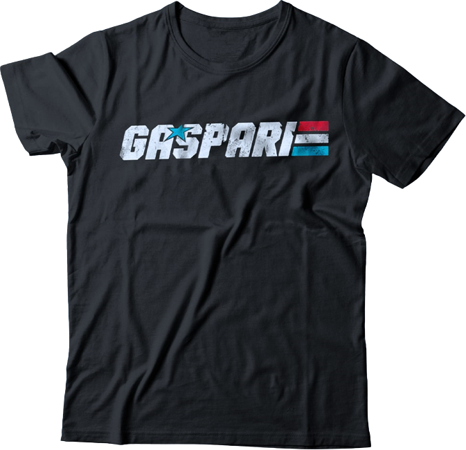 T-Shirt / Gaspari White Logo - Black
