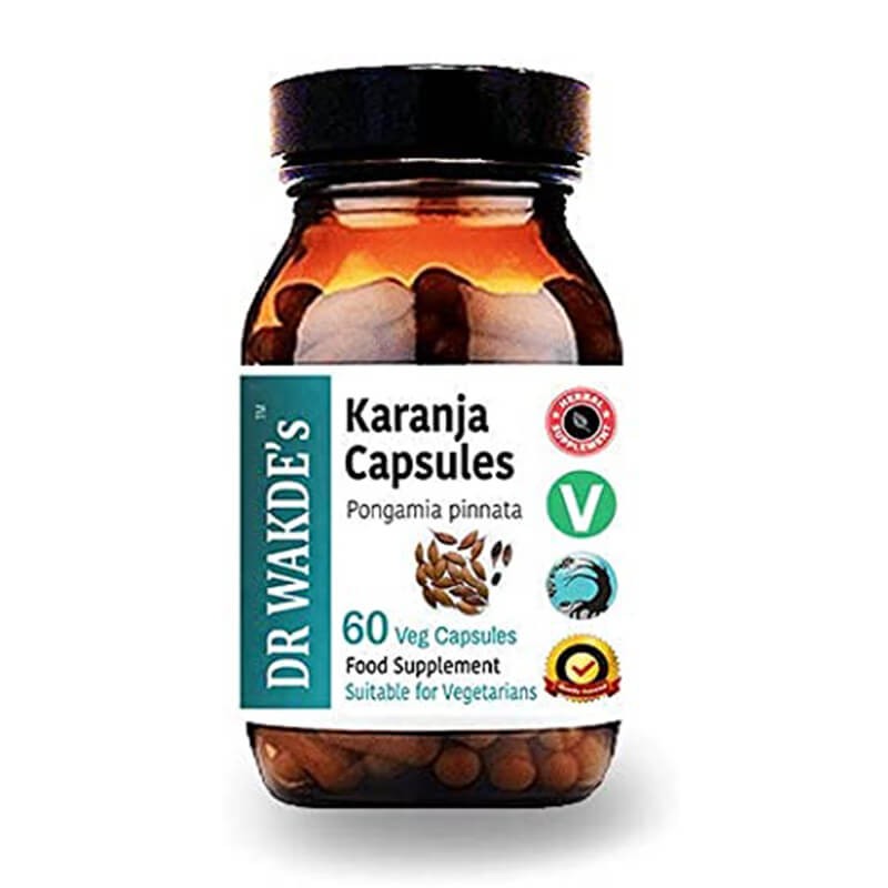 Каранджа (Pongamia pinnata) - при кожни проблеми, екземи, язви и акне, 60 капсули - BadiZdrav.BG