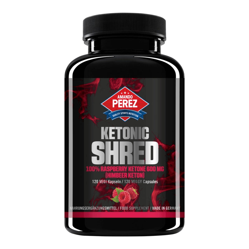 Ketonic Shred 100% Raspberry Ketone / Малинови кетони, 120 капсули - BadiZdrav.BG