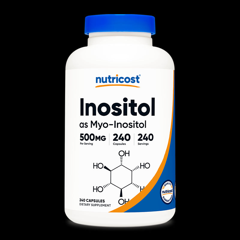 Хормонален дисбаланс - Инозитол (Мио Инозитол/Витамин В8), 500 mg/240 капсули Nutricost - BadiZdrav.BG