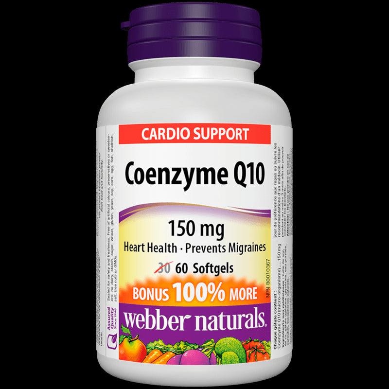 Coenzyme Q10/ Коензим Q10 150 mg x 60 софтгел капсули - BadiZdrav.BG