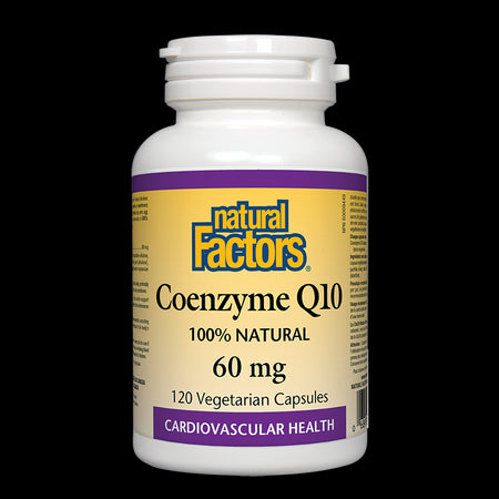 Coenzyme Q10/ Коензим Q10 60 mg x 120 капсули Natural Factors - BadiZdrav.BG