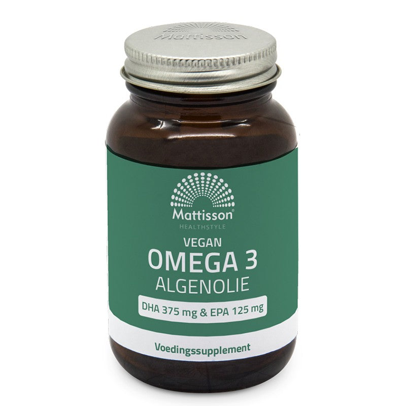 Когнитивна и сърдечна функция - Веган Омега-3 от водорасли, 1080 mg х 60 капсули - BadiZdrav.BG