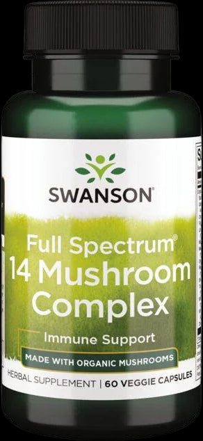 Full Spectrum 14 Mushroom Complex 490 mg - BadiZdrav.BG