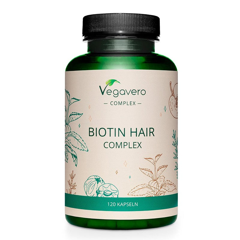 Комплексна грижа за косата - Biotin Hair Complex, 120 капсули - BadiZdrav.BG