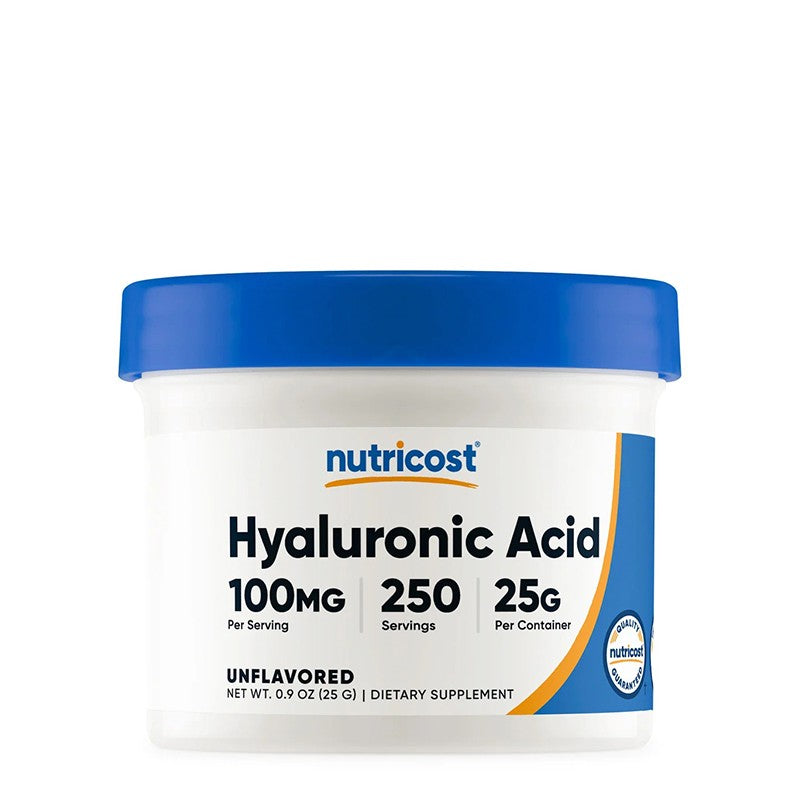 Коса и кожа - Хиалуронова киселина, 25 g прах Nutricost