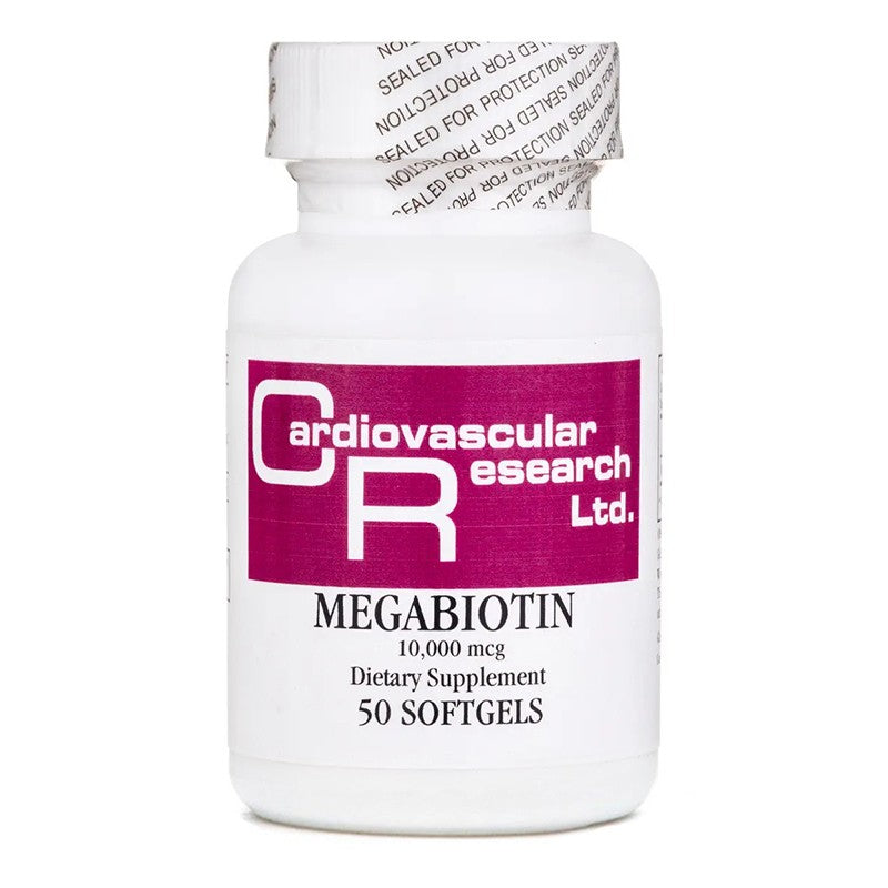 Коса, кожа и нокти - Мега биотин (Витамин В7), 10 000 µg x 50 софтгел капсули - BadiZdrav.BG