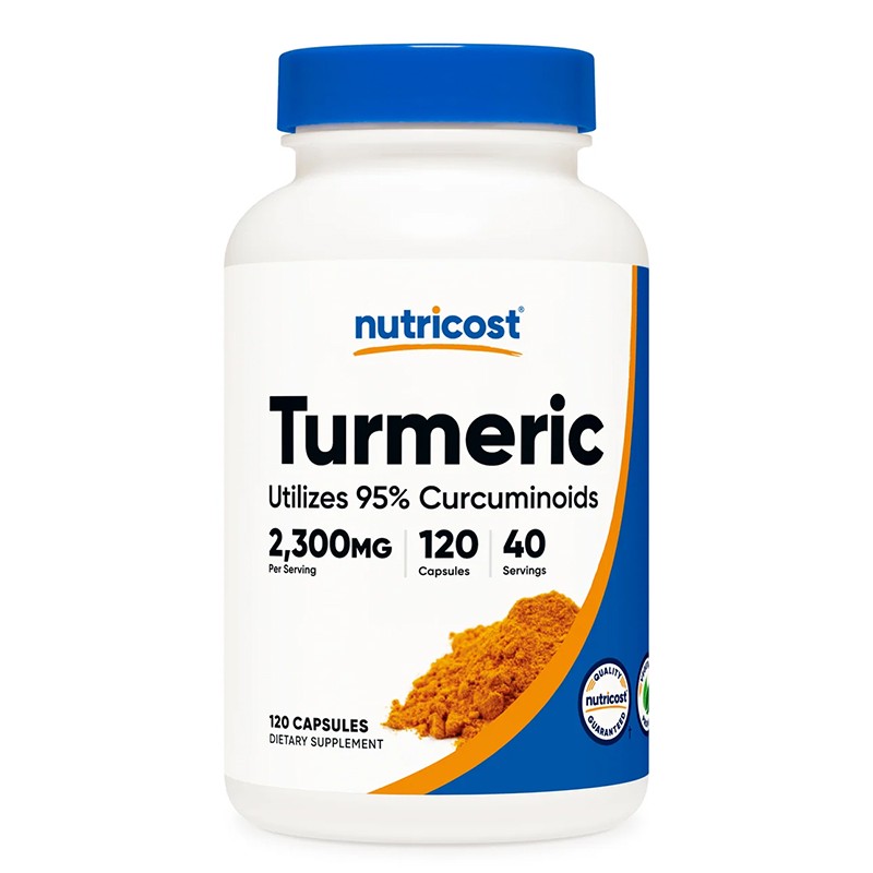 Кости и стави - Turmeric Куркума 766 mg + Черен пипер 5 mg, 120 капсули