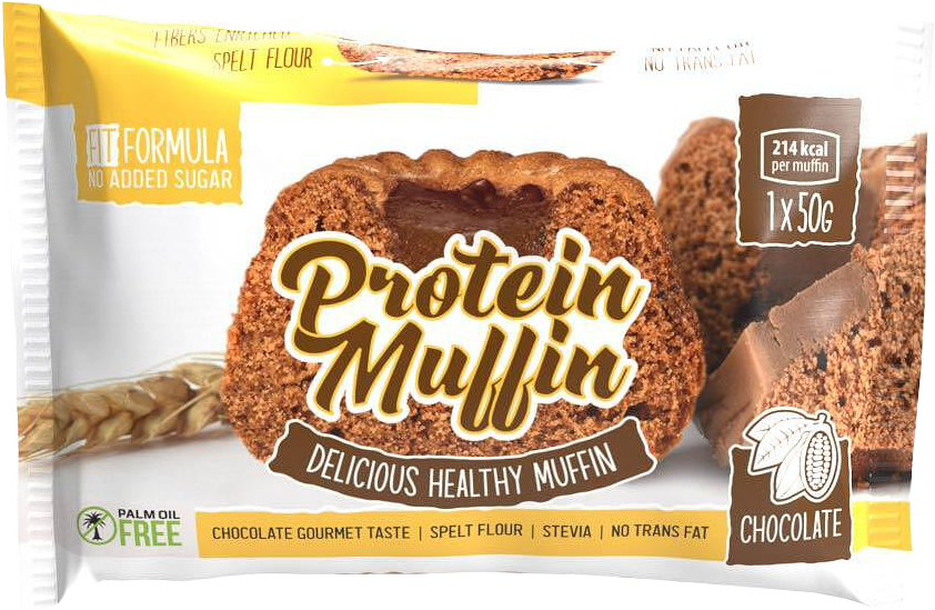 Protein Muffin | Low Sugar with Stevia - Шоколад