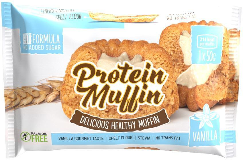 Protein Muffin | Low Sugar with Stevia - Ванилия