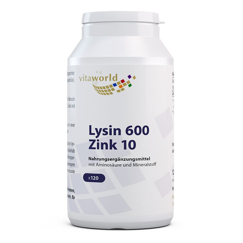 L-Лизин + Цинк - Повишава имунитета, 120 капсули - BadiZdrav.BG