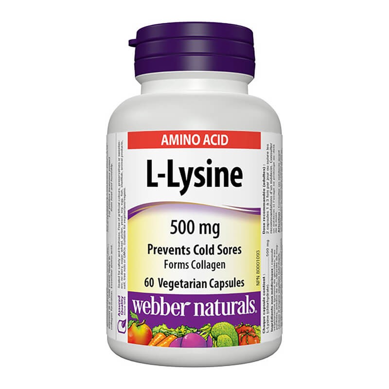 L-Lysine 500 mg - Л-лизин – Имунна система, 60 капсули - BadiZdrav.BG