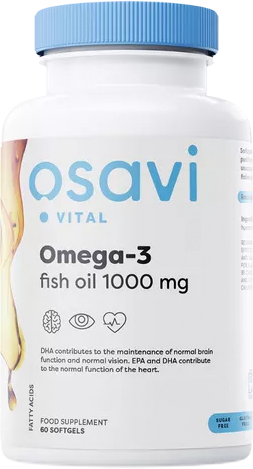 Omega 3 Fish Oil 1000 mg | Molecularly Distilled - 