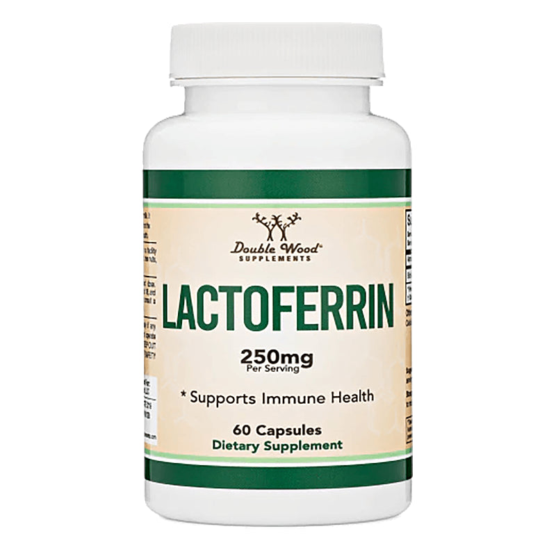 Лактоферин - Lactoferrin, 60 капсули Double Wood