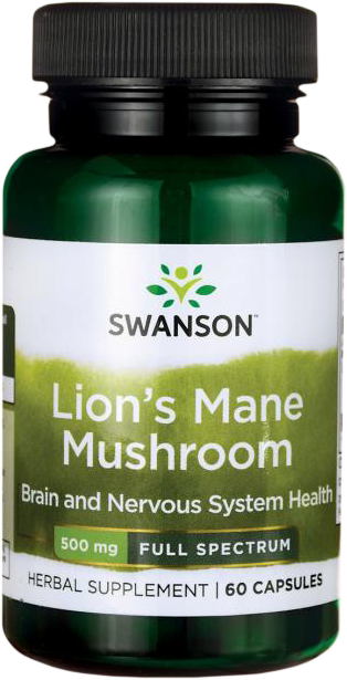 Lion&#39;s Mane Mushroom 500 mg - BadiZdrav.BG