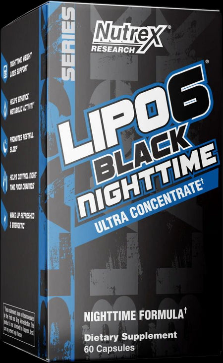 Lipo 6 Black Nighttime UC | Fat Burner + Sleep Aid - BadiZdrav.BG