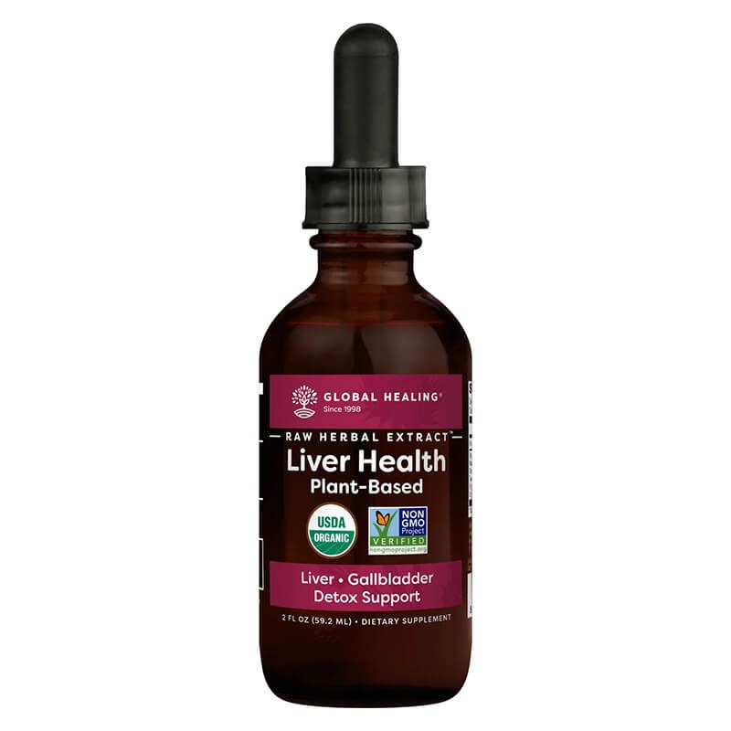 Livatrex® Liver Support Raw Herbal Extract™ / Билкова смес за черния дроб и жлъчния мехур, 59.2 ml Global Healing - BadiZdrav.BG