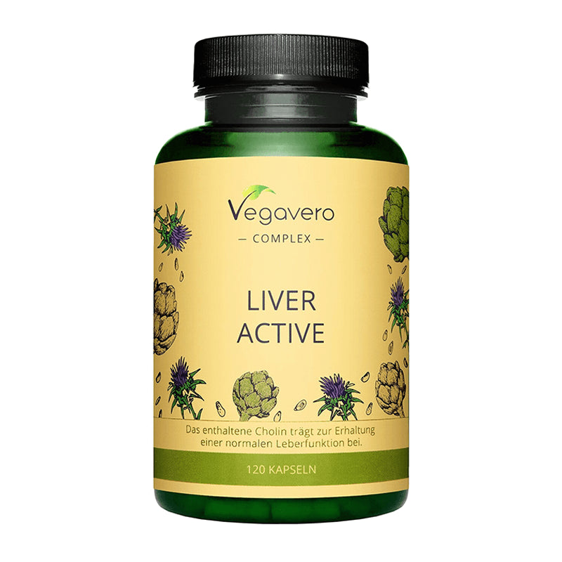 Liver Active Complex/ Билкова смес за черния дроб, 90 капсули, 100 Vegan Vegavero - BadiZdrav.BG